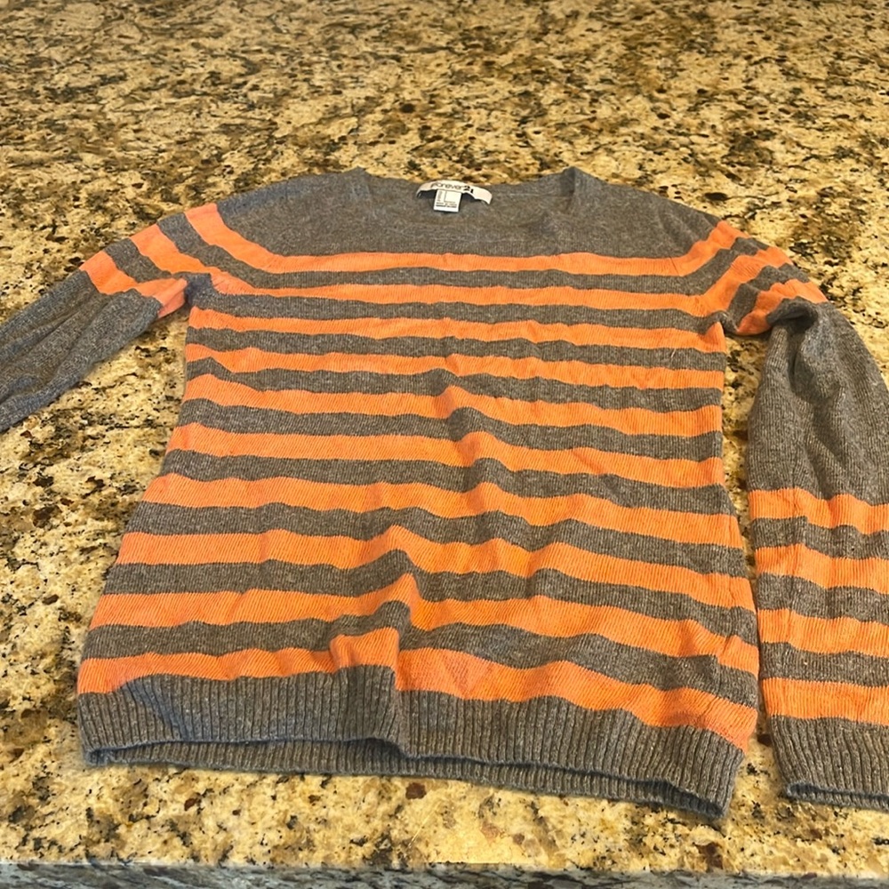 Soft crew neck stripe sweater from Forever 21